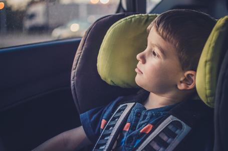 Child in car seat